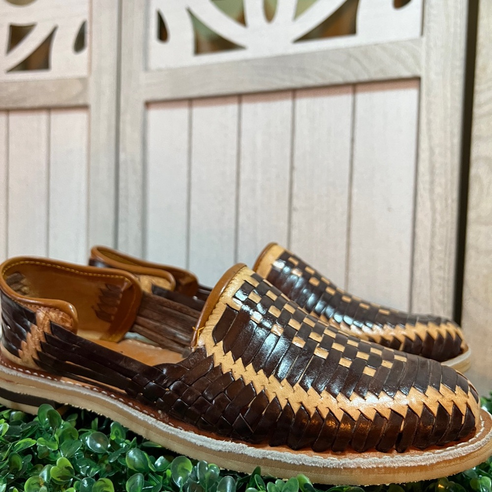 Handmade Mexican Leather Sandals | Huaraches | Men’s Size 8 - Picture 5 of 6